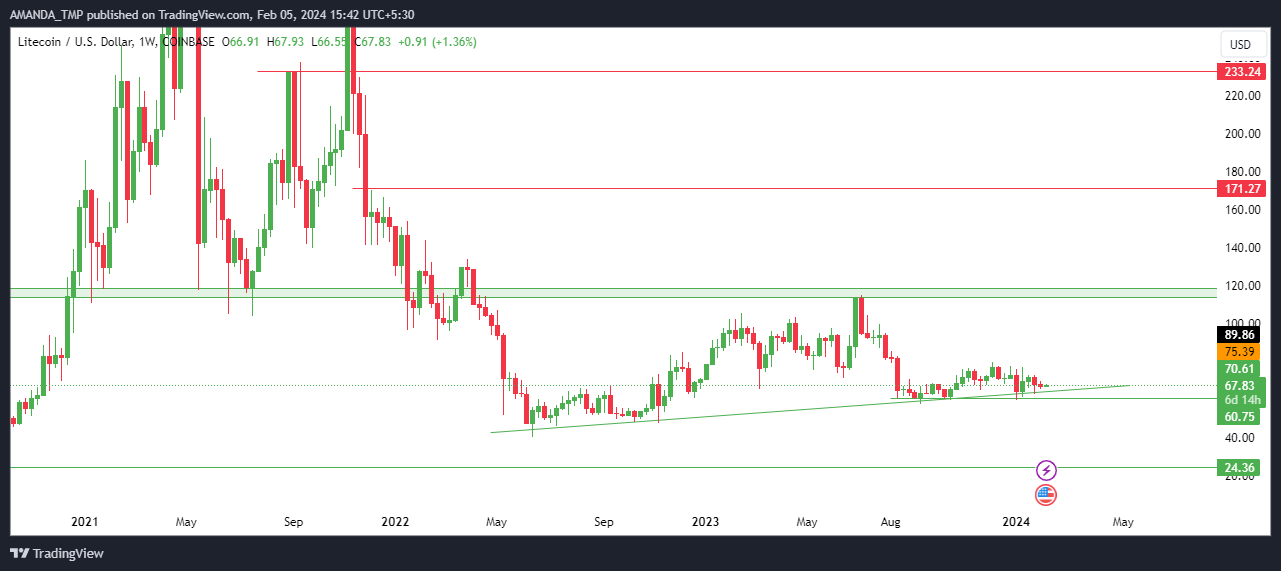 Will LTC Price Sustain the Dynamic Support and Lead to New Highs?
