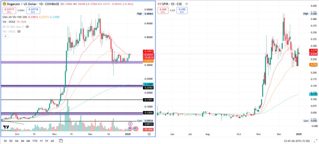 Is Dogecoin Price Primed For $1 After Spirit Blockchain Announces Strategy
