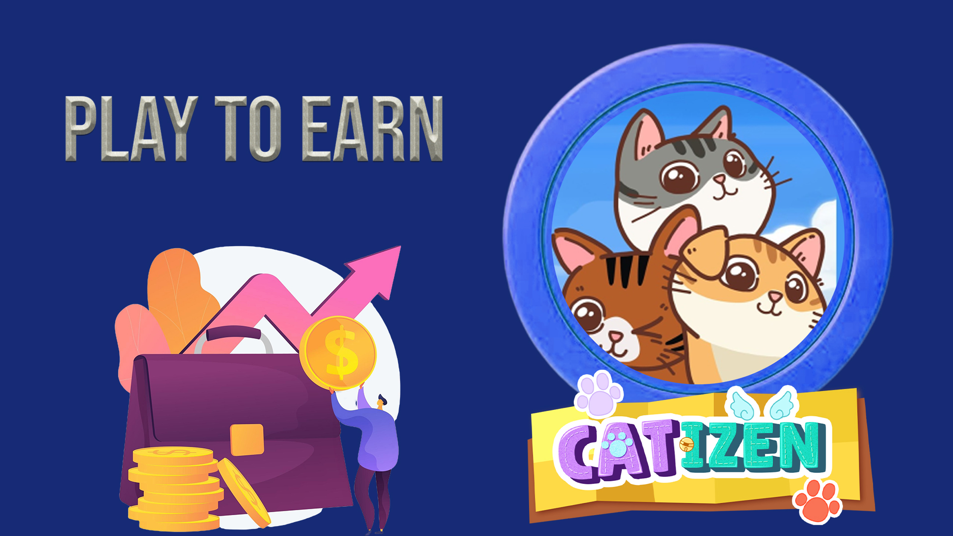Raise Virtual Cats To Earn Crypto In Play to Earn Game Catizen 