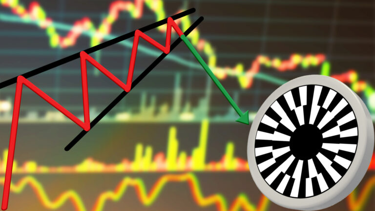 Expanding Wedge Pattern In MNT Crypto