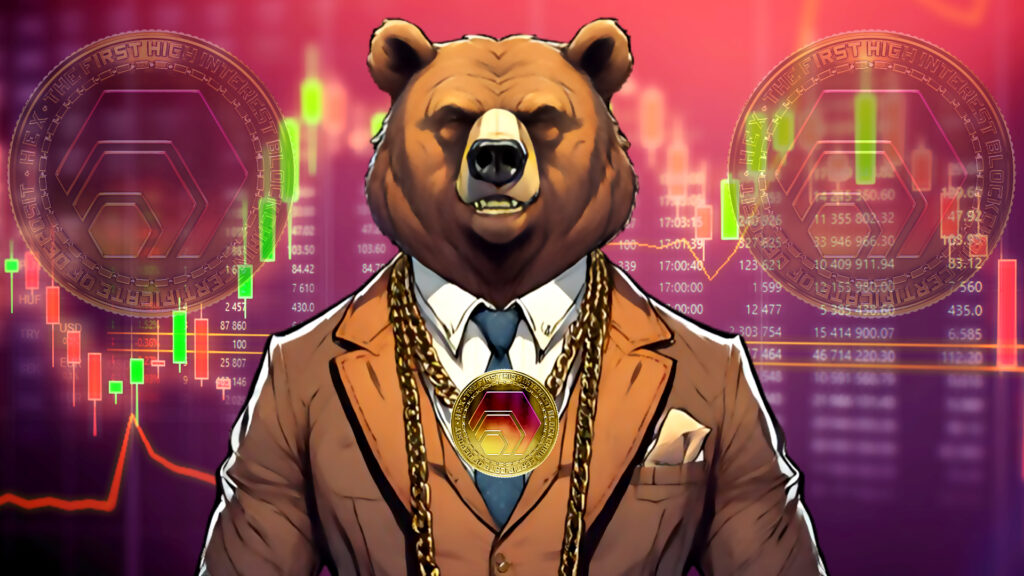 HEX Token Price Faces Bearish Reinforcement on 200-day EMA Level