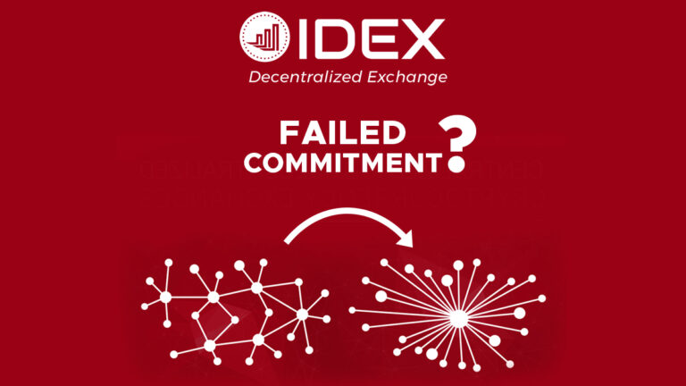 IDEX 2.0-FAILED COMMITMENT OF A DECENTRALISED EXCHANGE PLATFORM?
