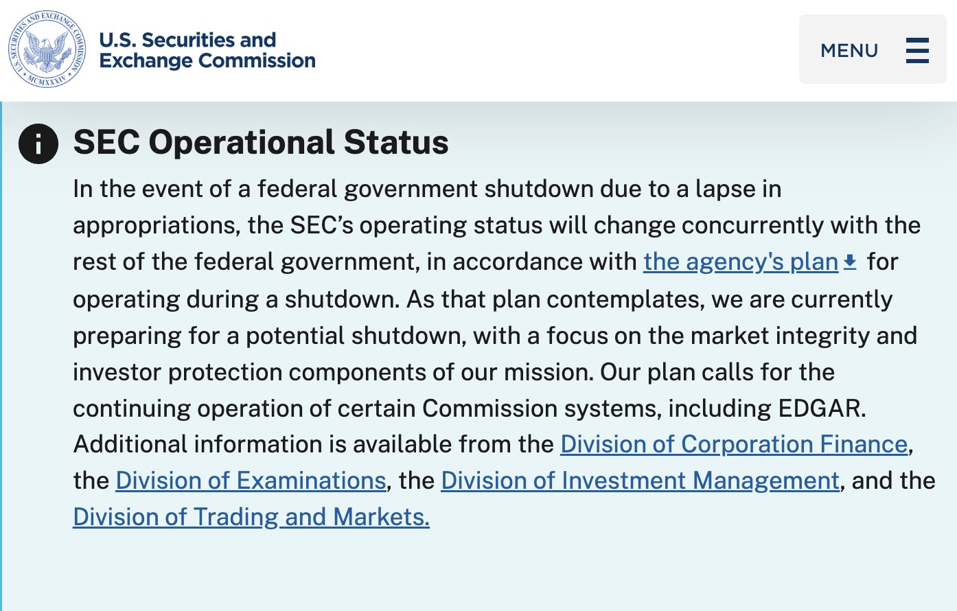 Notice | source: SEC