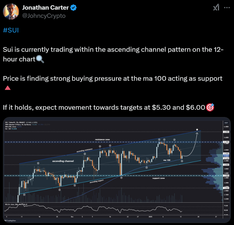 SUI/USD 1-D Chart | Source: TradingView