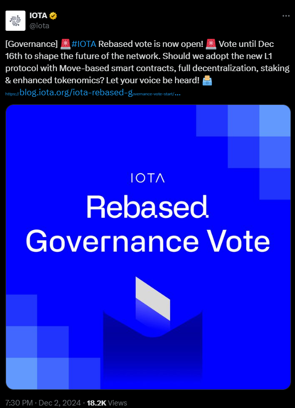 IODA Rebased Vote Announcement