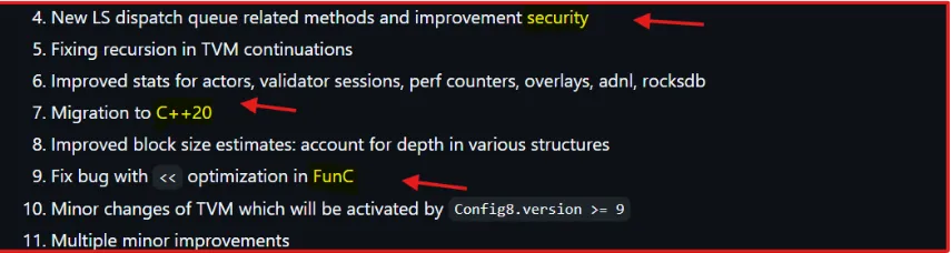 TON v2024.10 and FunC 0.4.5