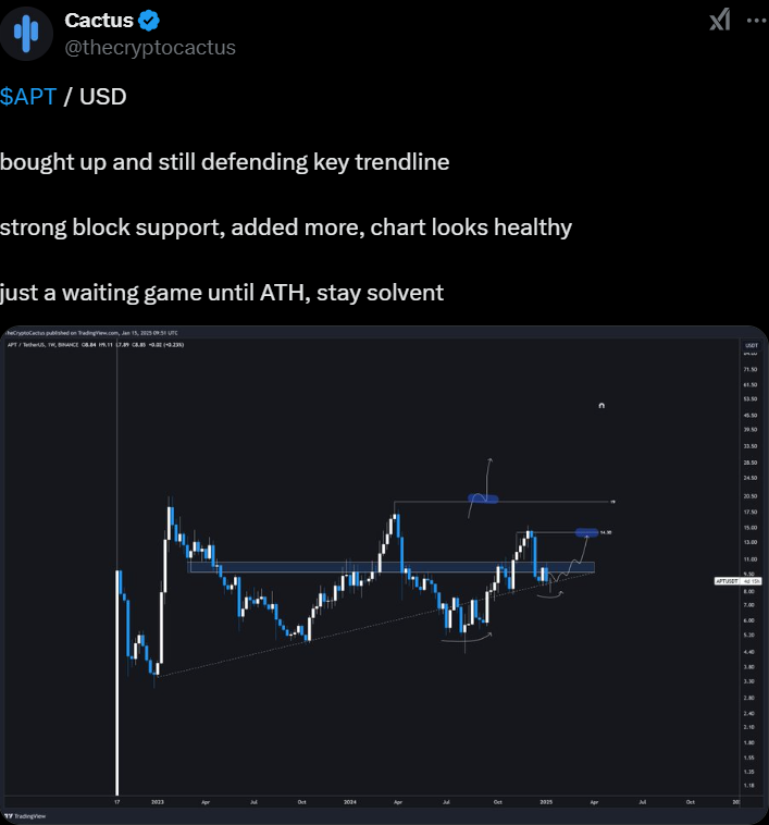 Aptos Crypto In Demand Zone: Ready To Rebound From Strong Support?
