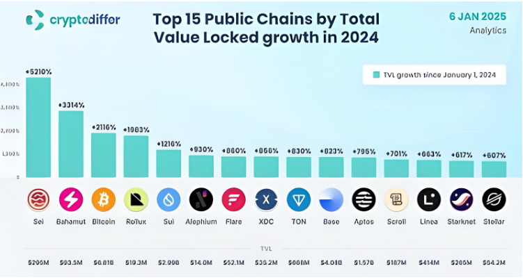 TVL Growth in 2024 | Source: X