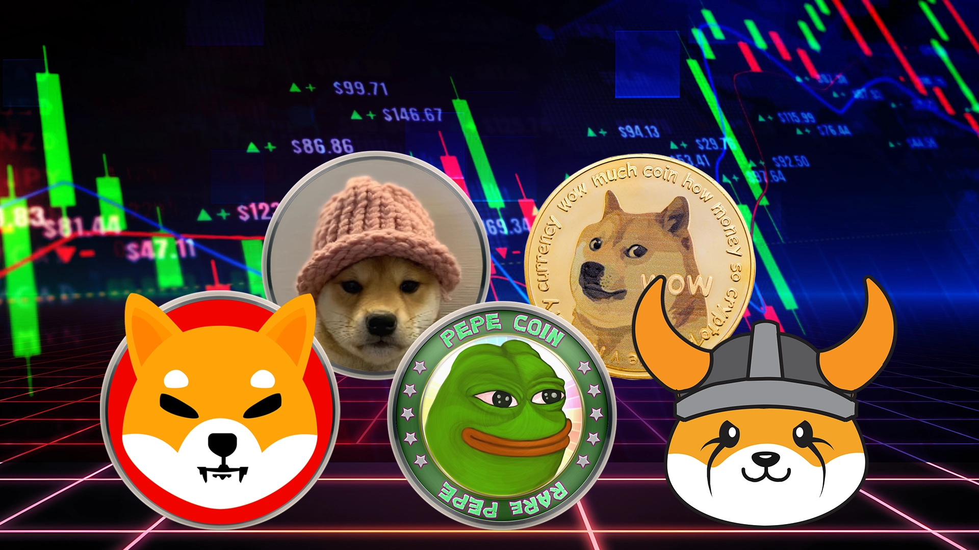 DOGE, Pepe, WIF, SHIB & FLOKI Are In Bearish Trend; Let’s Explore