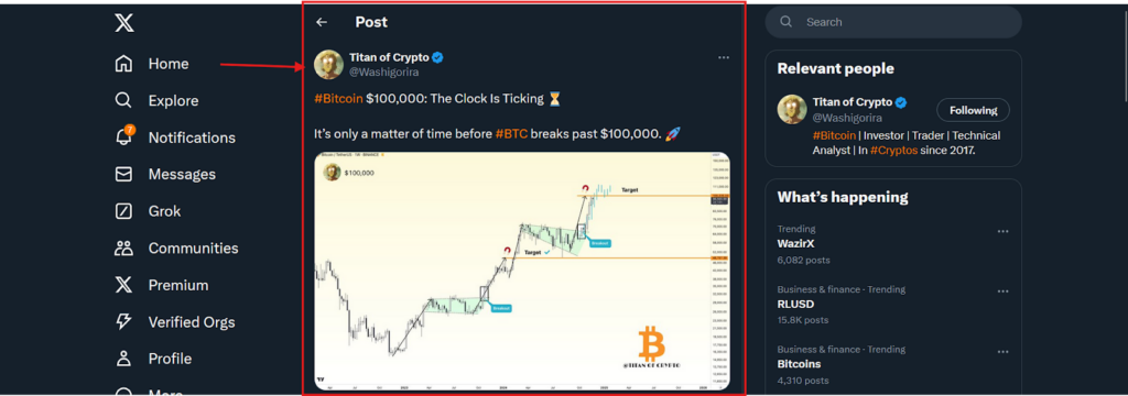another analyst’s post