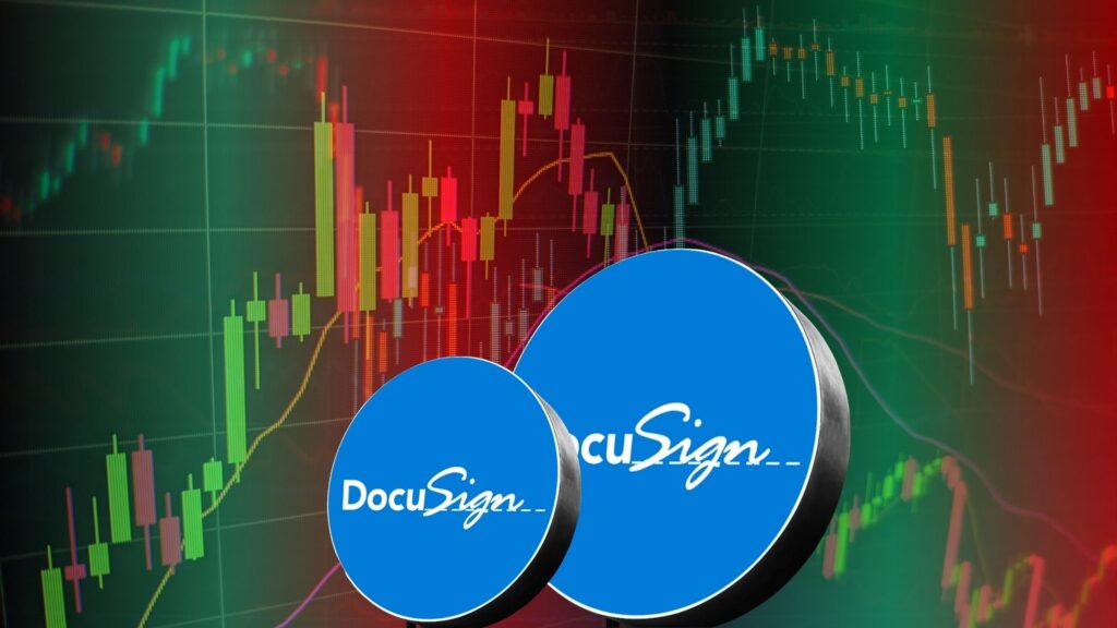DocuSign delivers bullish cues lifting inside the rising channel
