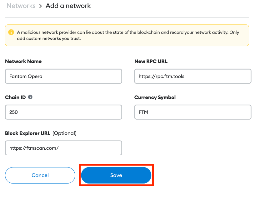 How To Add Fantom Network To Your Metamask Wallet Account?