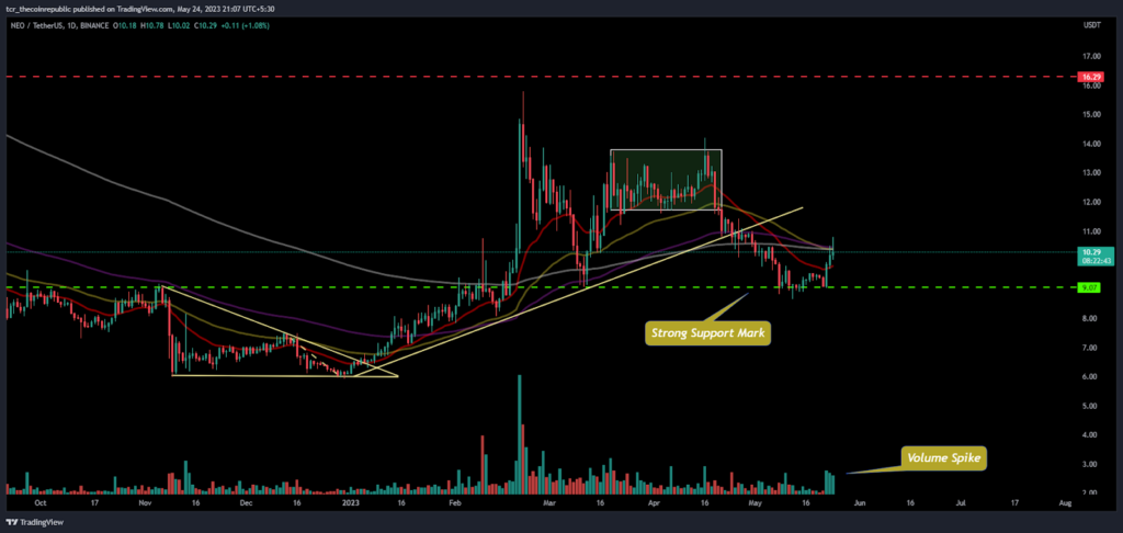 NEO Price Analysis: NEO began to recover the gains, Whats next?