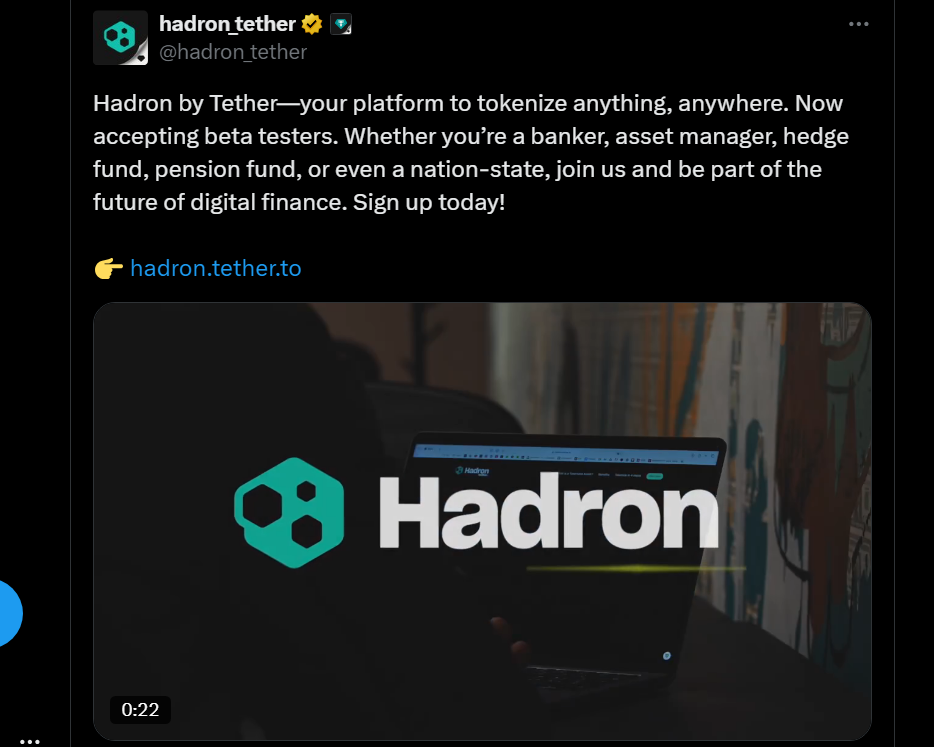 Tether innovation update