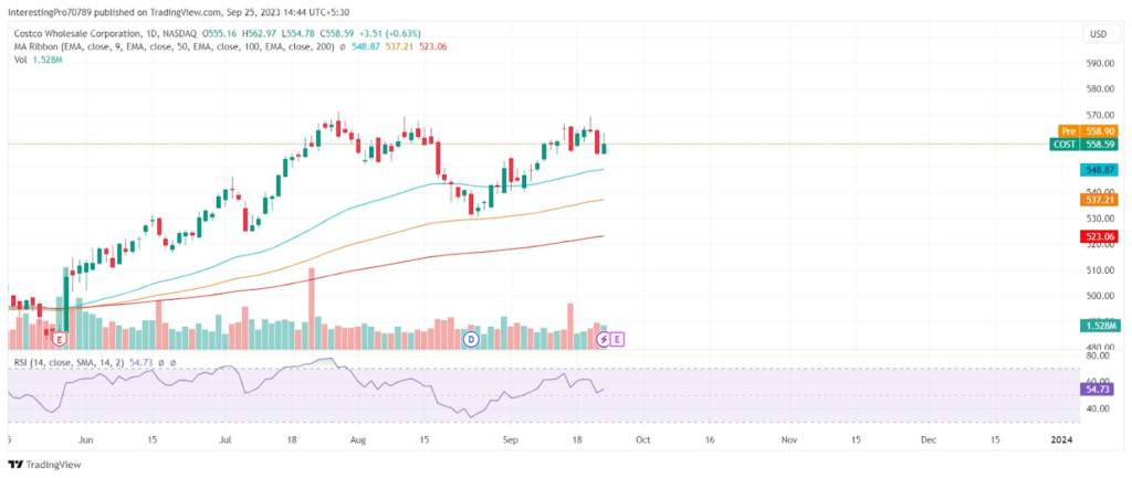 Will the Costco Wholesale Corp. (COST) Price Continue Its Upmove?
