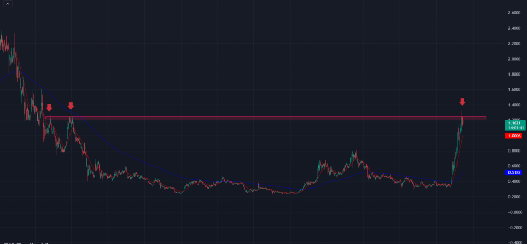 BINANCE: ADA/USD 1-D Chart