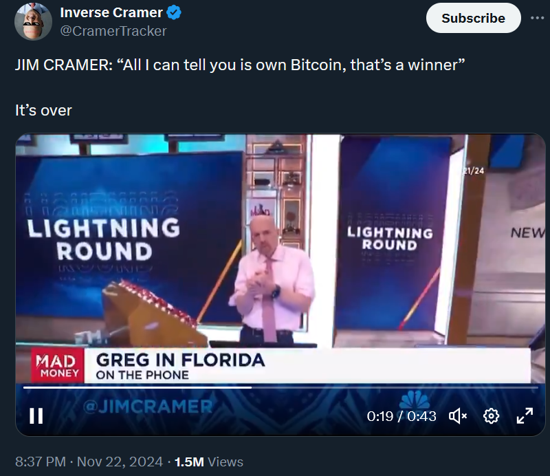 Inverse cramer post