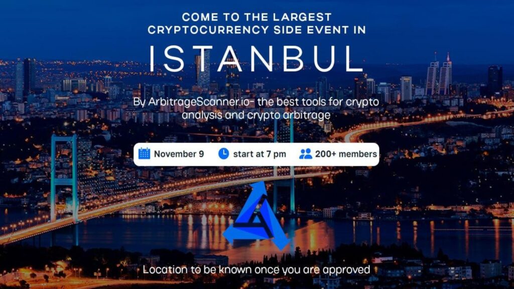 WEB3 Side Event by ArbitrageScanner.io is Held in Istanbul on 9th November&nbsp;