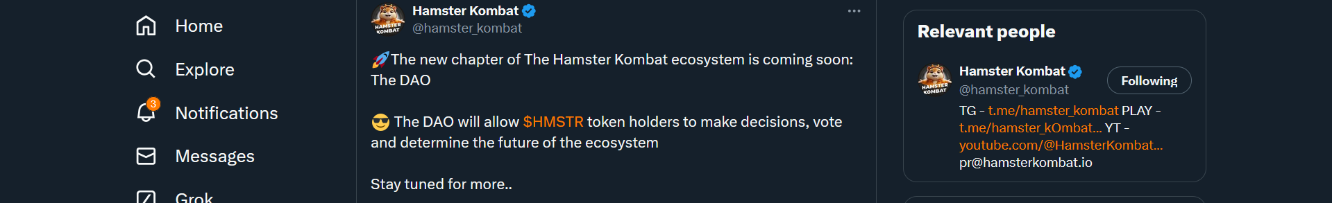 tweet post | source: x