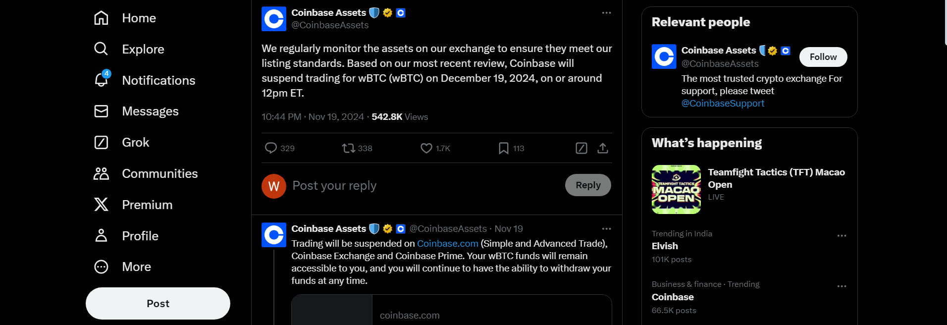 tweet post | source: x