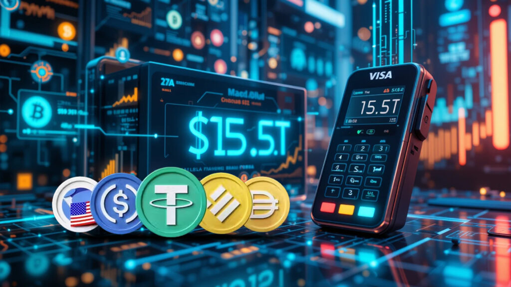 Stablecoin Transactions Surpass Visa In 2024 With $15.6T Volume: Report