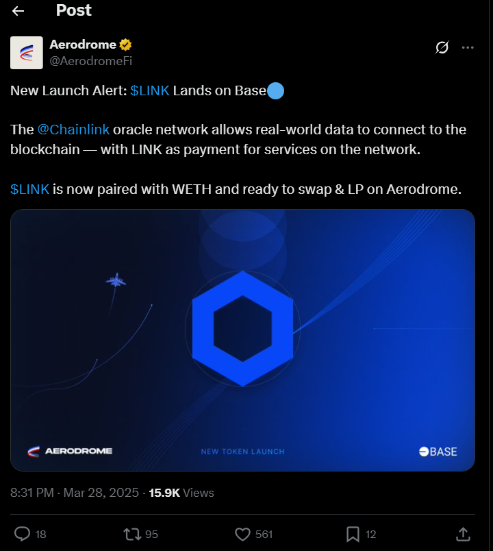 chainlink price