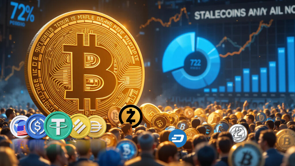 Altcoins Losing Relevance? BTC and Stablecoins Now Rule 72% of Market