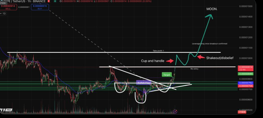 Pepe Coin Price Chart 