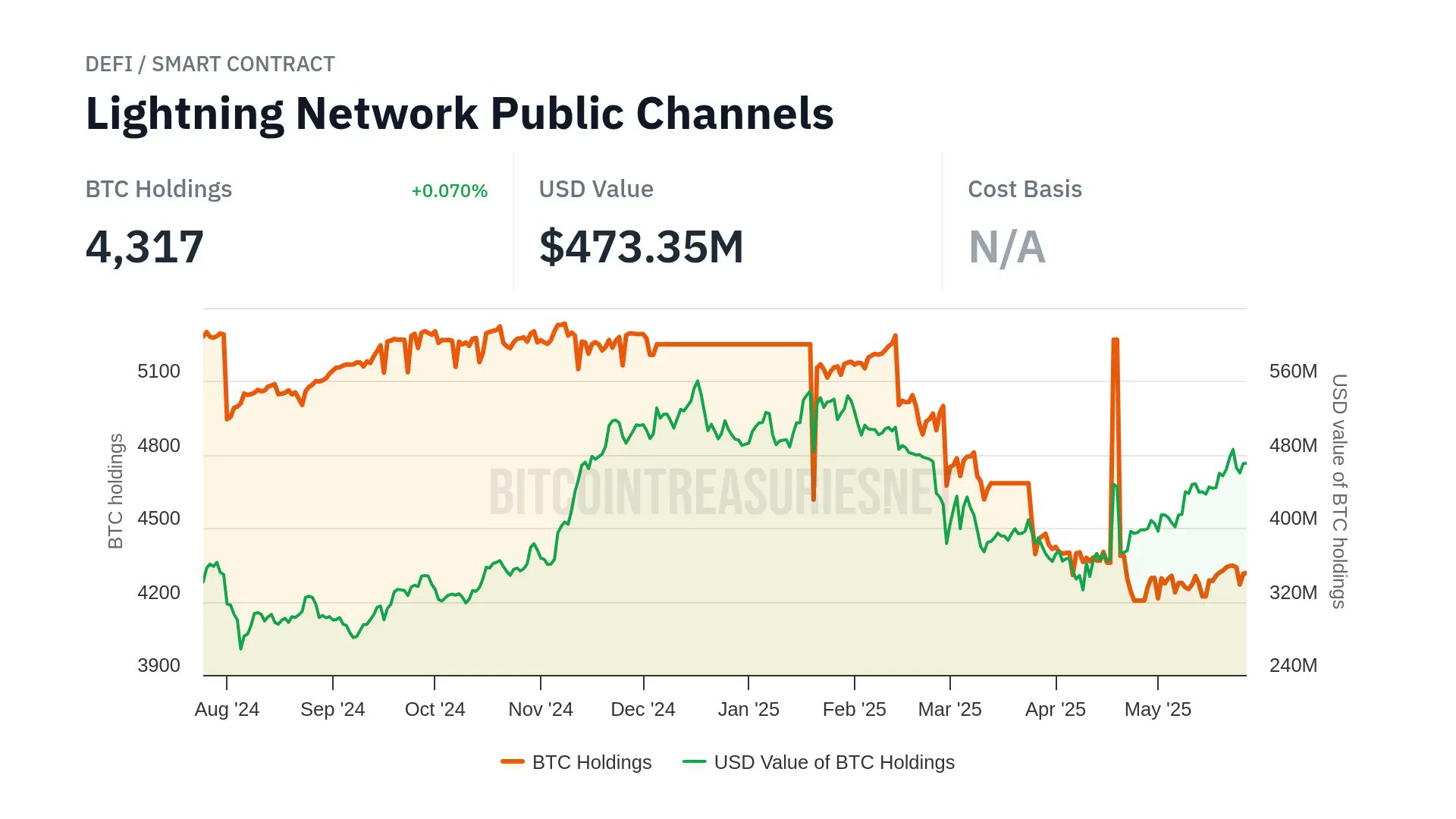 Lightning Network Public Channels
