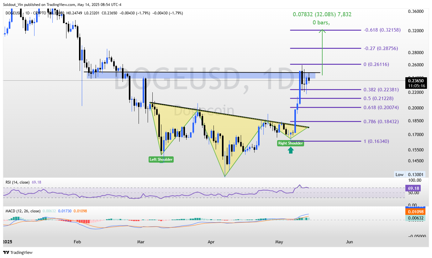 DOGE/USD Price Chart