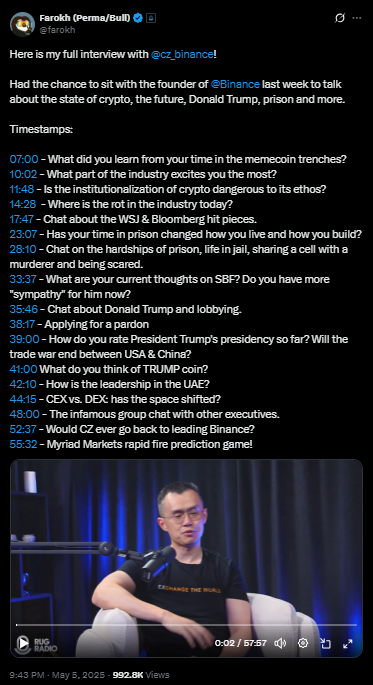 CZ Binance