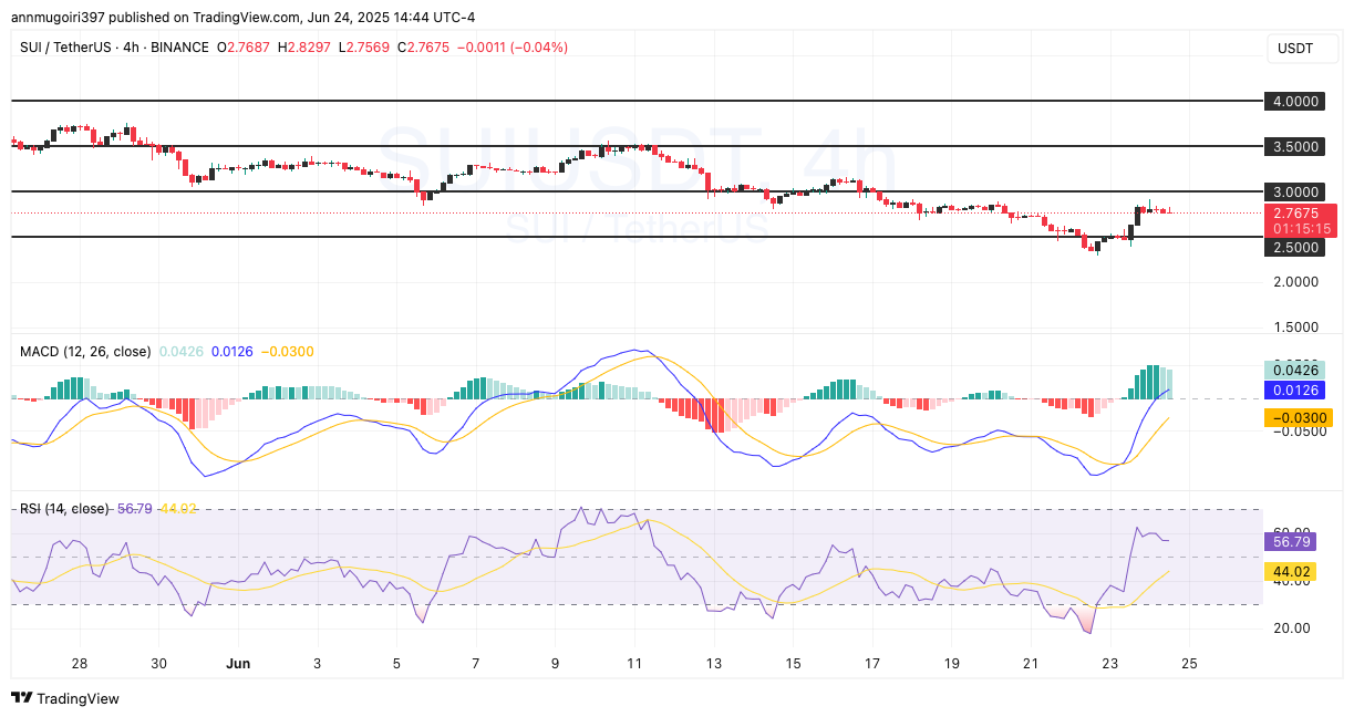 SUI/USD 1-day chart