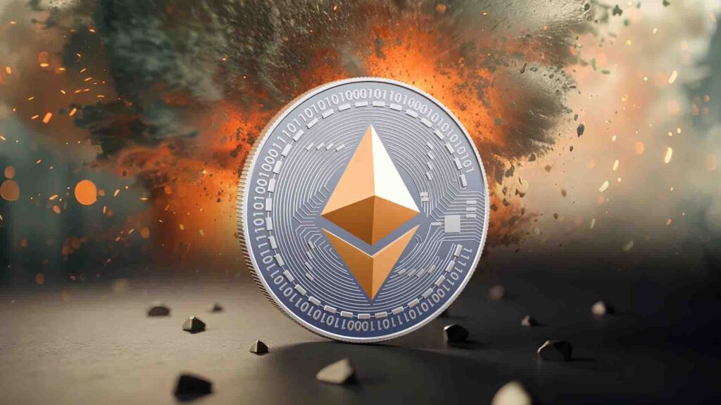 Ethereum падает на 11%, поскольку дефицит в 110 млн. долларов столкнулся с ирано-израильскими страхами