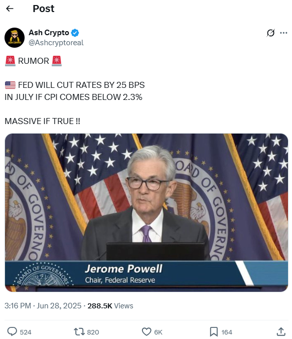 FED Will CUT Rates 