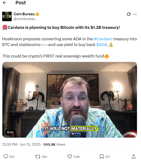 cardano is planning