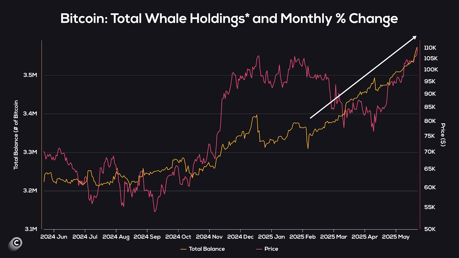 bitcoin total whale holdings