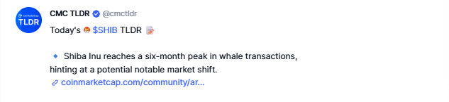 SHIB whale transactions 