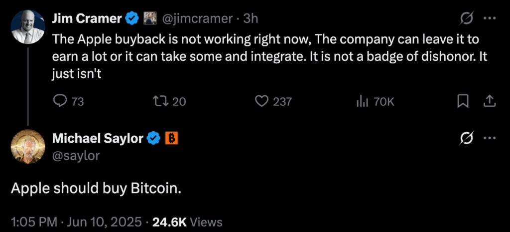 apple should buy bitcoin