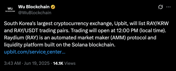 RAY USDT