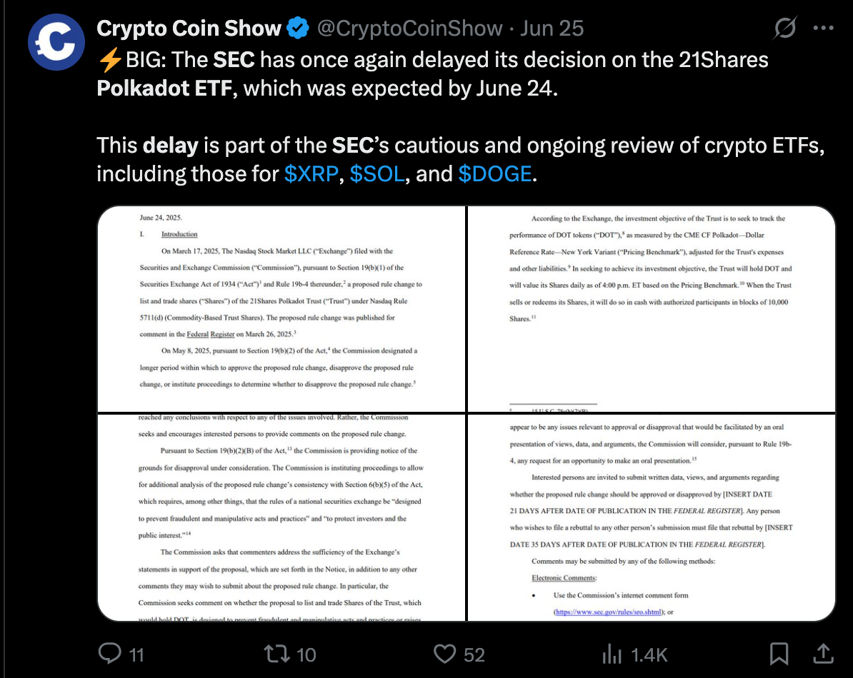XRP, sol and Doge