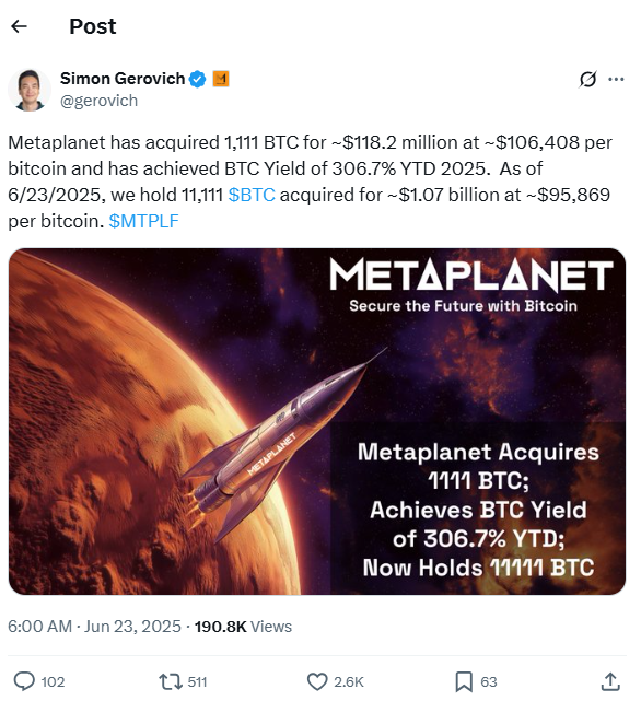 Metaplanet
