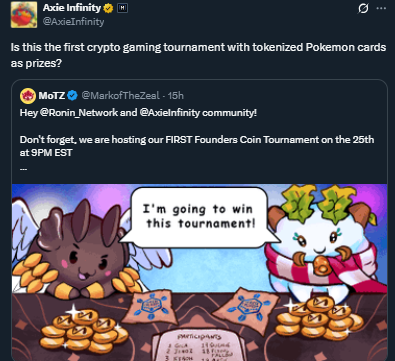 Crypto gaming tournament