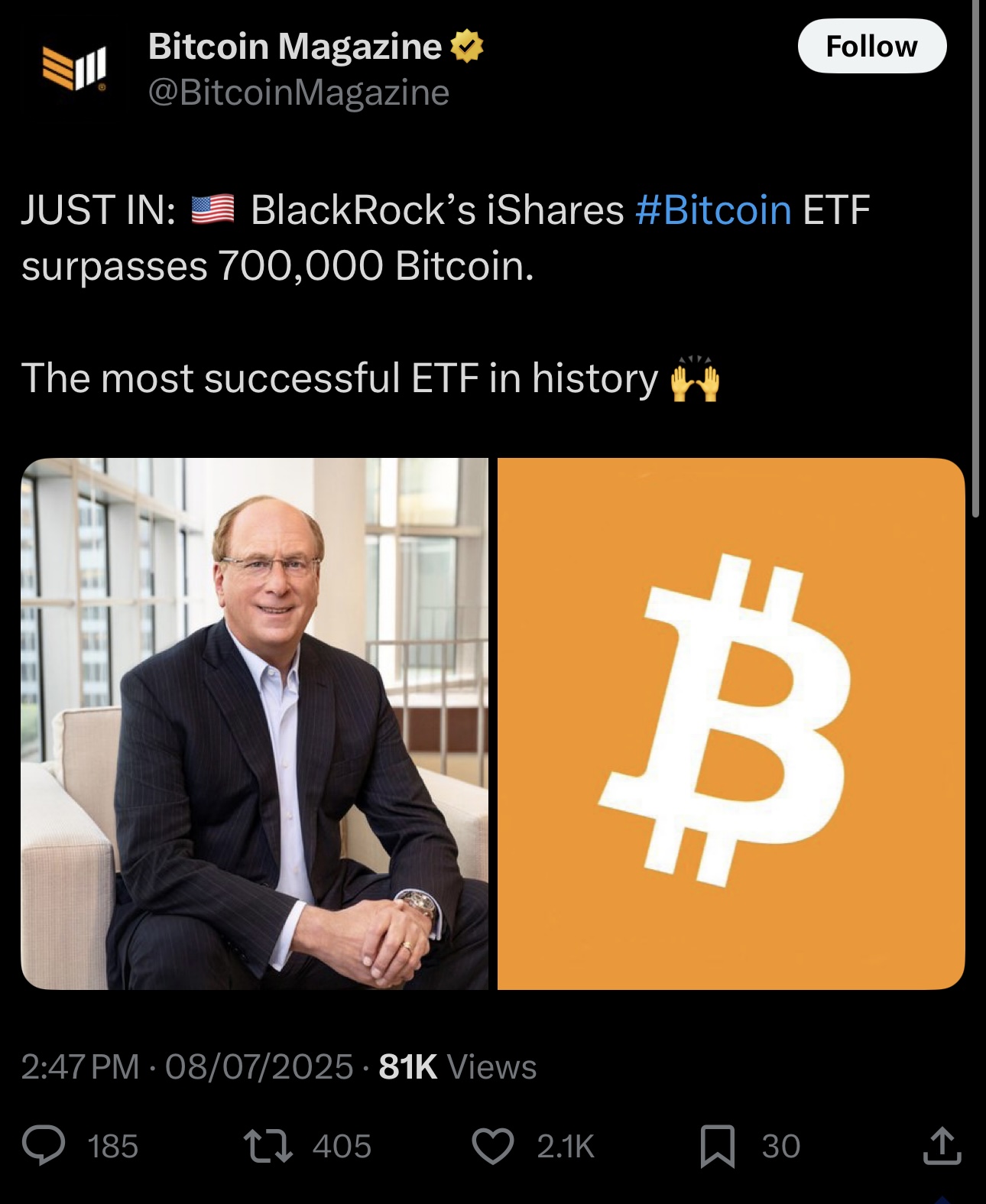 BlackRock iShares Bitcoin