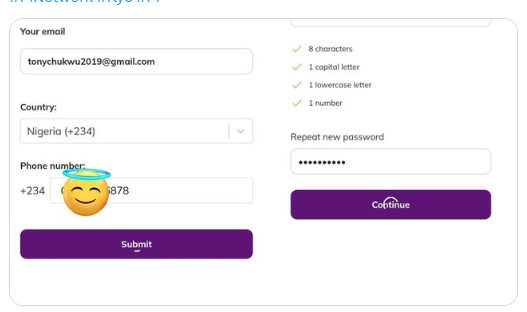 Account Recovery Chart 