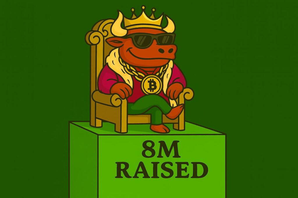 เหรียญใหม่พร้อมโต! BTC Bull Token ยอดทะลุ 8 ล้านดอลลาร์ เหลือไม่กี่ชั่วโมงก่อนเปิดตัว!