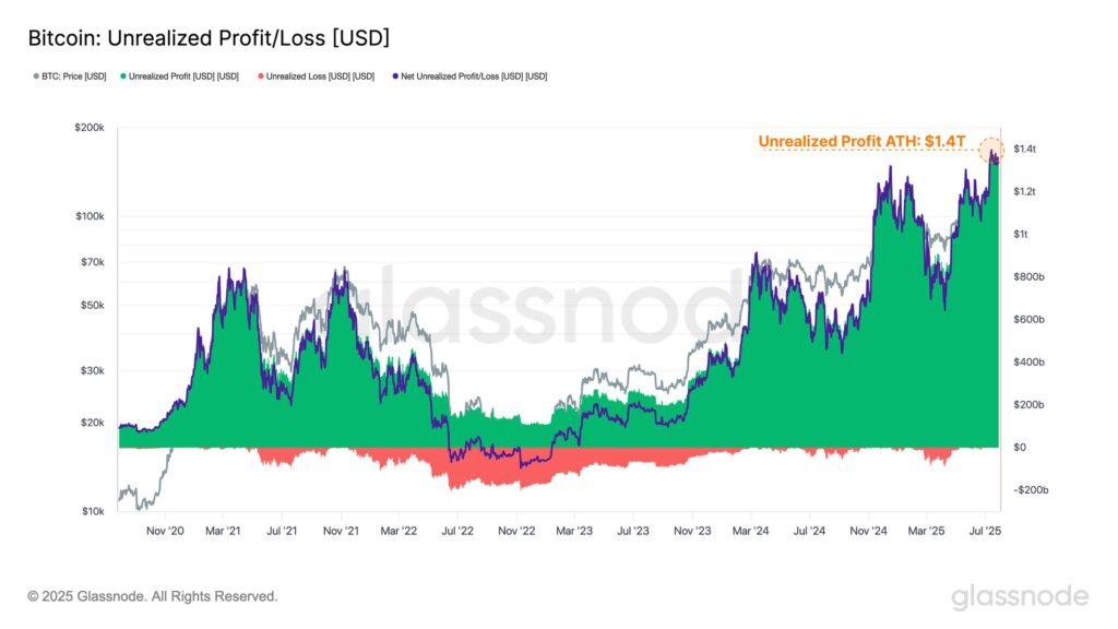 Bitcoin unrealized profit 
