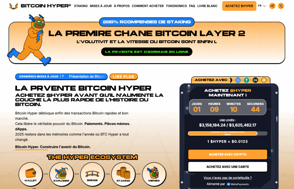 Top 1 crypto à acheter bitcoin hyper