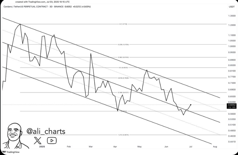Cardano Price 3-day Chart 