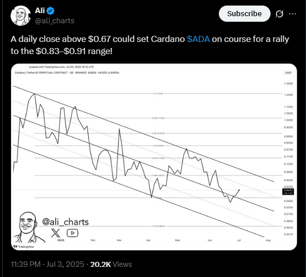 Cardano needs more momentum