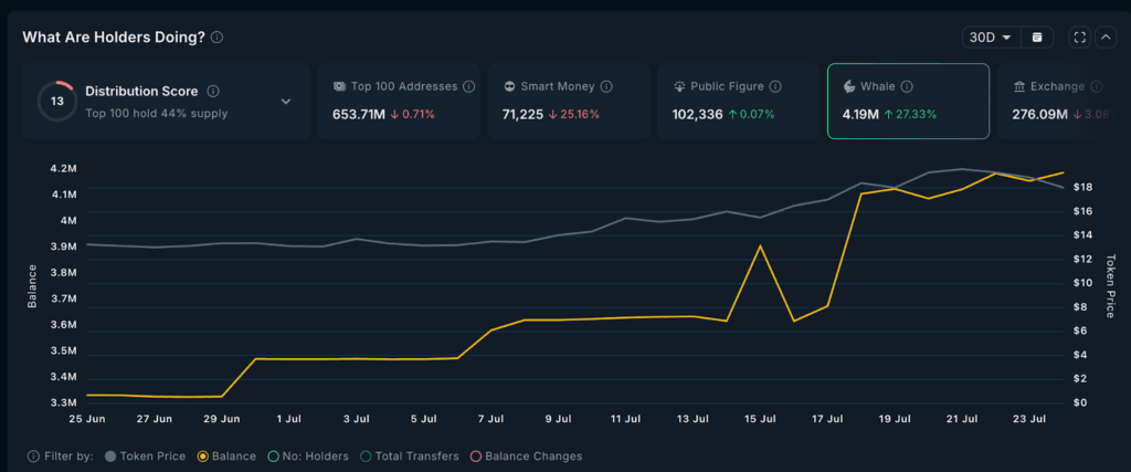Chainlink whale holdings 